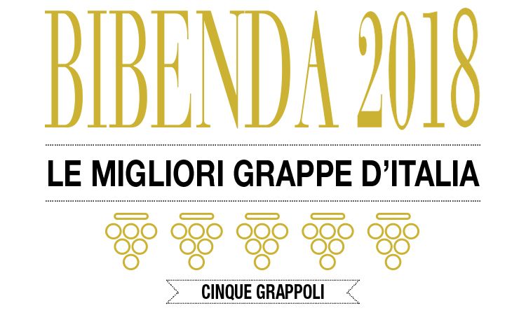 Premio Bibenda 2018 "Le Migliori Grappe d'Italia" - Cinque Grappoli